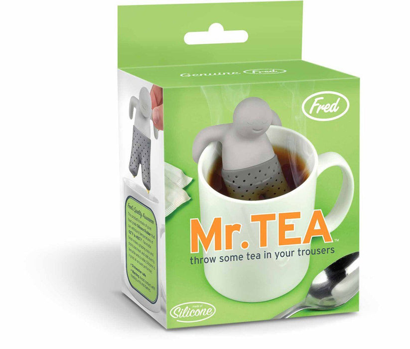 Tee-Ei Herr Tea in einer Schachtel - Human-shaped Infuser Mr. Tea Teaware Kikkerland in box